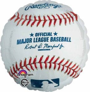 Major League Baseball Rawlings Official Foil Balloon