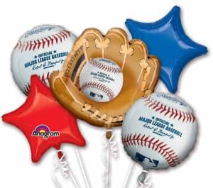 Baseball Balloon Bouquet