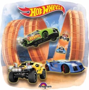 Hot Wheels Theme Foil Balloon