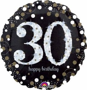 30th Birthday Jumbo Foil Balloon