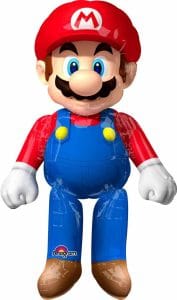 60" Mario Nintendo Airwalkers Decoration Foil Balloon Air Walkers