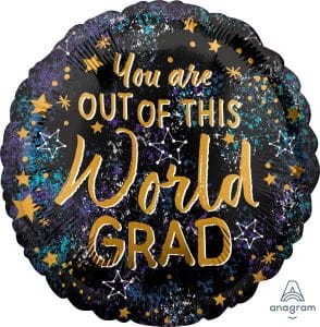 Galaxy Graduation Foil Balloon