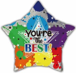You're The Best Helium Foil Balloon