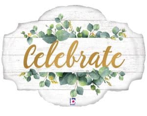 Celebrate Rustic Elegance Supershape Foil Balloon