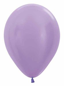 Lavender latex balloon for party decorations and celebrations.