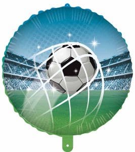 18" Round Soccer Ball Foil Balloon