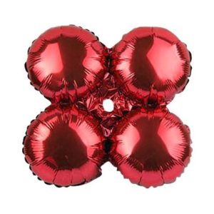 Red Quad Column Maker Balloon