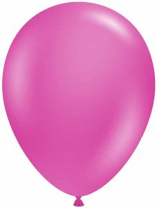 Pink latex balloon for party decorations and celebrations.