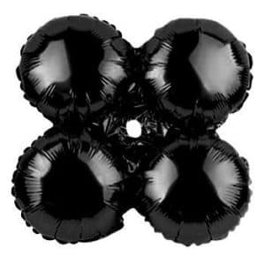 Black Quad Column Maker Balloon