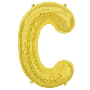 34" Golden letter balloon