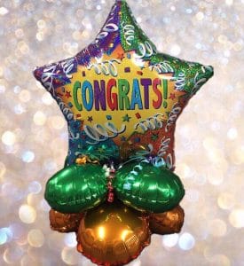 Congrats Star Balloon Centerpice