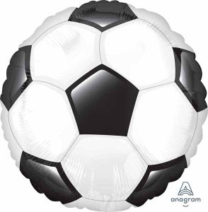jumbo soccer ball helium foil balloon