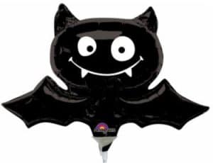 Mini Bat Balloon On a Stick