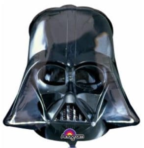 Super Big Black Darth Vader Helmet Balloon