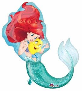 Little Mermaid Supershape Foil Balloon