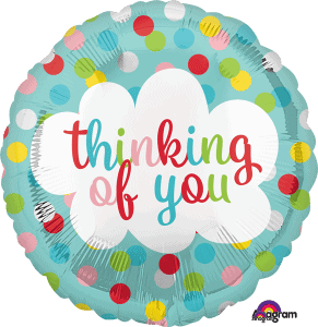 Polka Dots Thinking Of You Balloon
