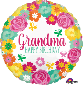 Happy Birthday Grandma! Foil Balloon