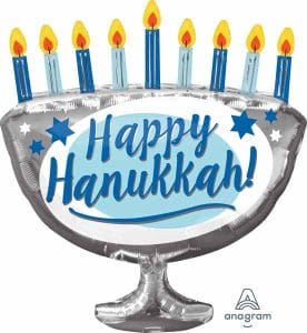 Menorah Jumbo Foil Balloon