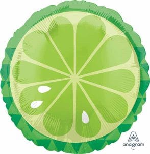 Sliced Lime Foil Balloon