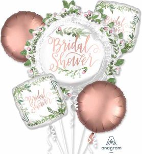 Love & Leaves Foil Balloon Bouquet