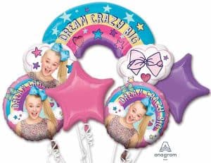 5 Balloons Birthday Bouquet JoJo Siwa