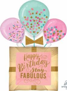 Supershape Fabulous Birthday Foil Balloon