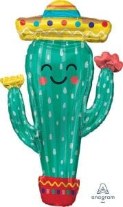 Giant Cactus Foil Balloon