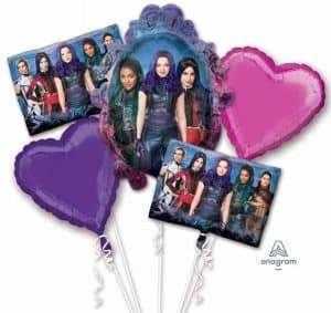 Disney Descendants 3 Birthday Balloon Bouquet