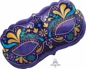 Jumbo Masquerade Mask Mardi Gras Foil Balloon