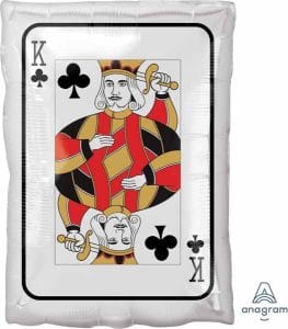 Ace And King Foil Junior Shape Balloon