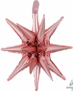 20" Rose Gold Magic Star Foil Balloon Air-Fill