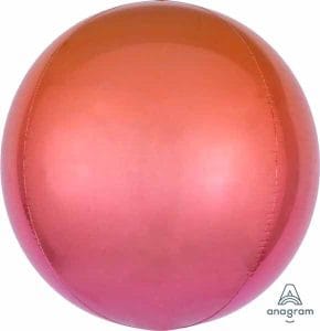 16" Orbz  Ombre Round Balloon