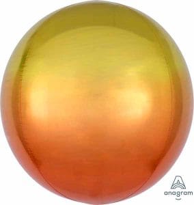 16" Orbz  Ombre Round Balloon