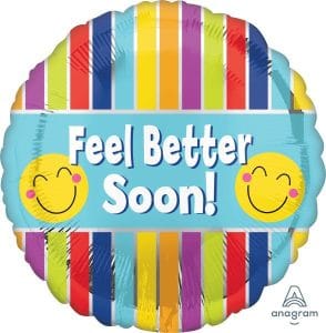Feel Better Soon Round Foil Balloon