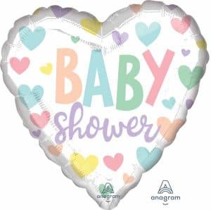 pastel color baby shower balloon