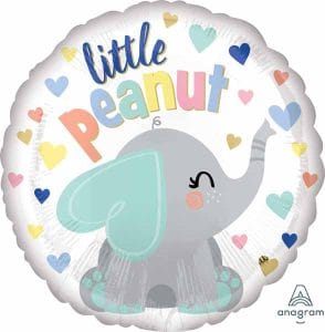 Gender Neutral Baby Shower Round Foil Balloon