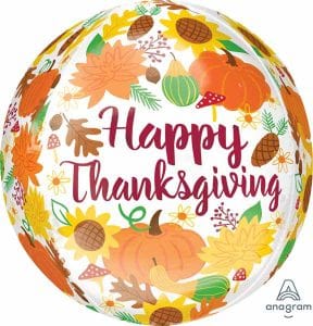 Harvest Thanksgiving Orbz Balloon