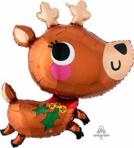 Jumbo Reindeer Foil Balloon