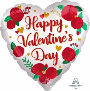 Heart Shaped Foil Balloon Valentine's Day