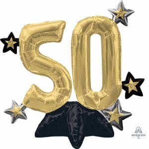 50 celebrate air fill table decoration