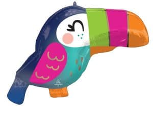 Tropical Bird Shaped Foil Balloon