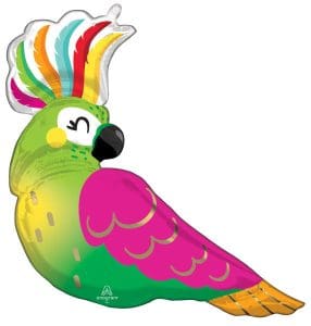 Tropical Bird Shaped Foil Balloon