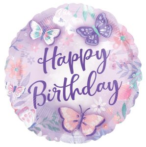 Butterflies Birthday Balloon