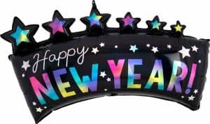 Happy New Year Banner Balloon Jumbo