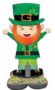 Airloonz 53" Leprechaun St. Patrick's Day Foil Balloon Decor