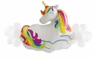 unicorn decorating garland balloon kit