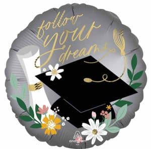 Follow Your Dreams Graduation Balloon
