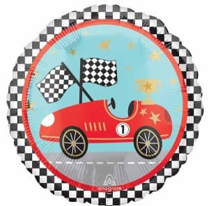 classic race cars foil balloon
