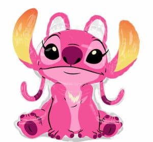 Colorful 27-inch Angel foil balloon from Disney Lilo & Stitch.