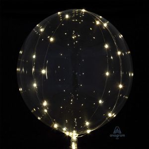 LED Light Up Clear Balloon With Light Up String